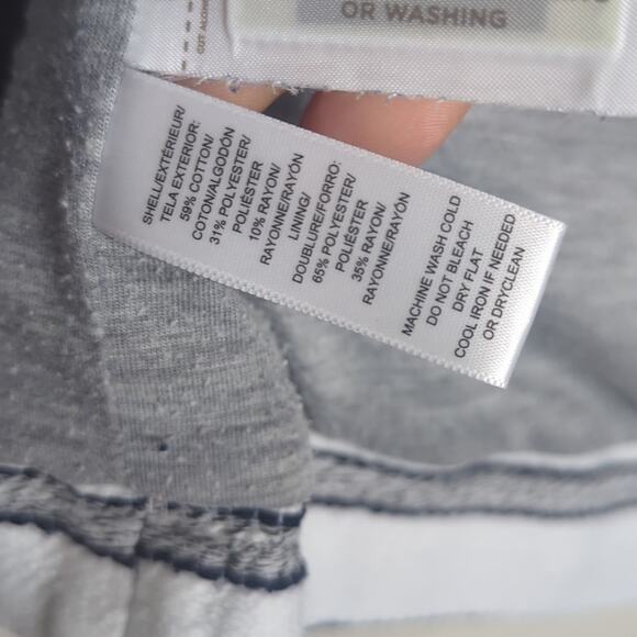 Oversized Breton Stripe Anorak Nautical Preppy Coat Jacket Women's XS - Picture 15 of 16